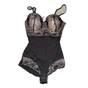 Size Large Marilyn Monroe Lace Black Pin Up Girl Style Body Suit